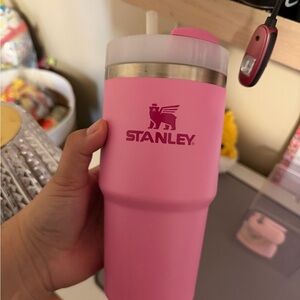 Stanley Pink Insulated Tumbler with Straw